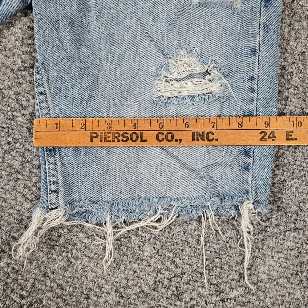 Levis 511 W31 Light Wash Denim‎ Distressed Cut Off Jean Shorts Jorts